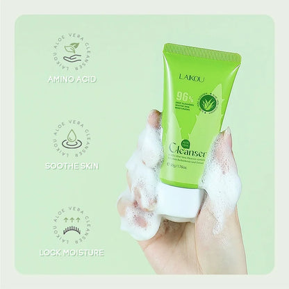 Aloe Vera Cleanser Soothing Facial Wash  Acne.