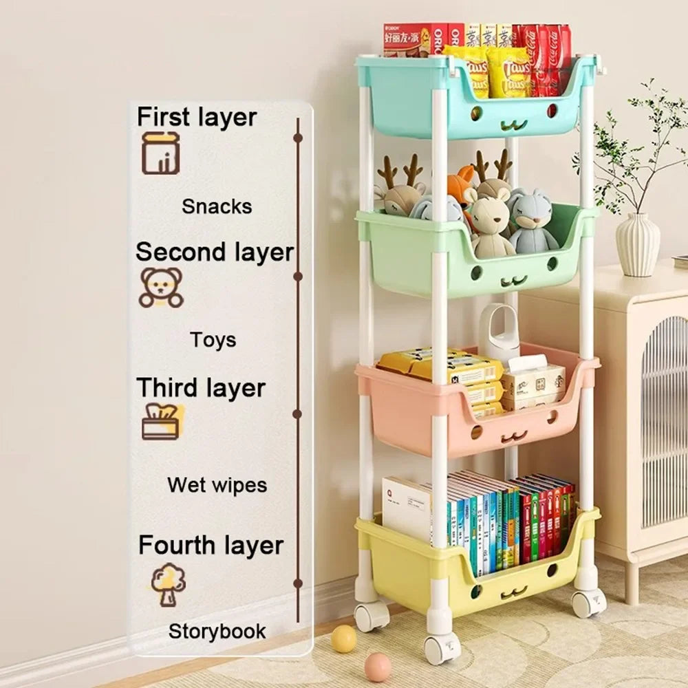 Children Toy Storage Trolley